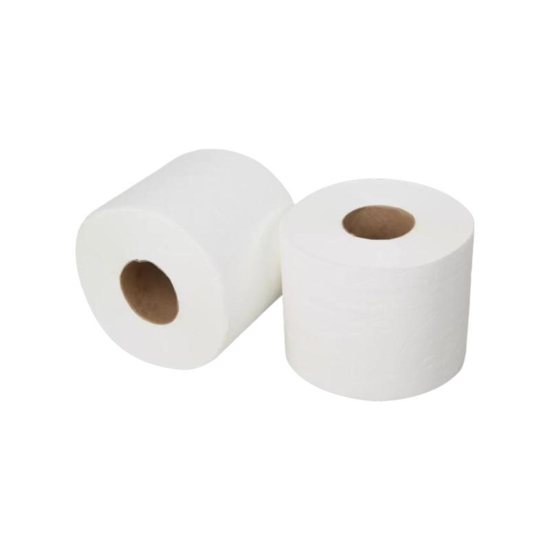 Toilettenpapier traditionell - Zellulose - weiß - 2-lagig - 44mx10cm - 400 Blatt - 10x4stks
